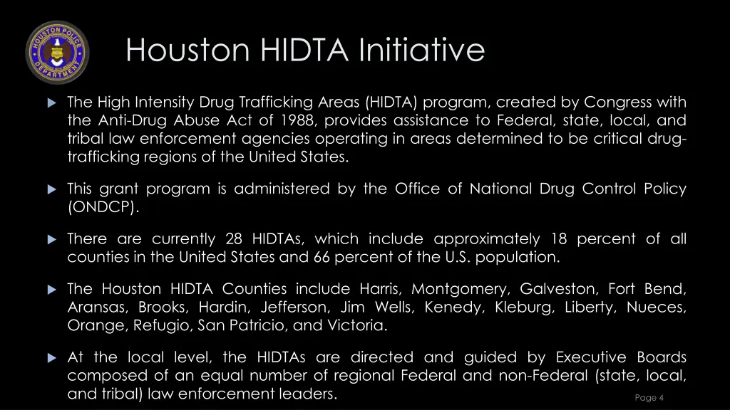 houston hidta initiative