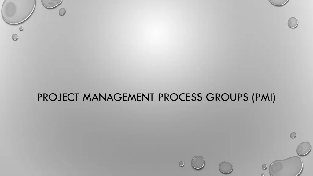 project management process groups pmi 1