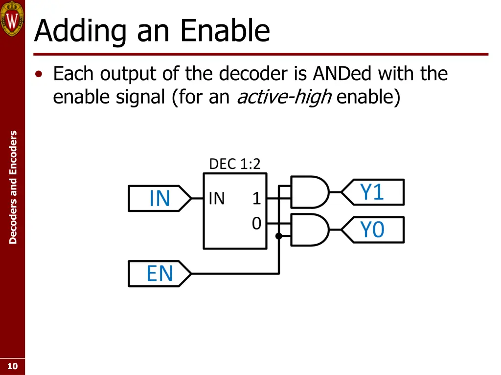 adding an enable