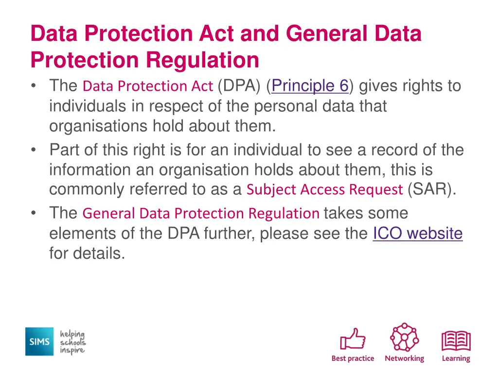 data protection act and general data protection