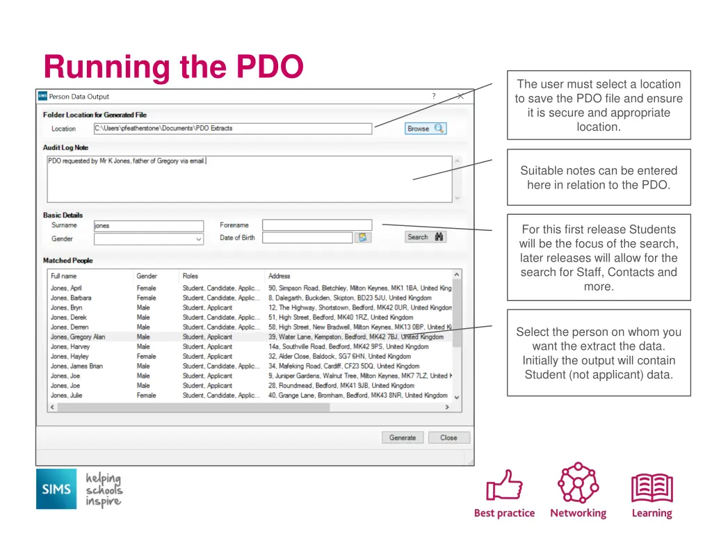 running the pdo 2