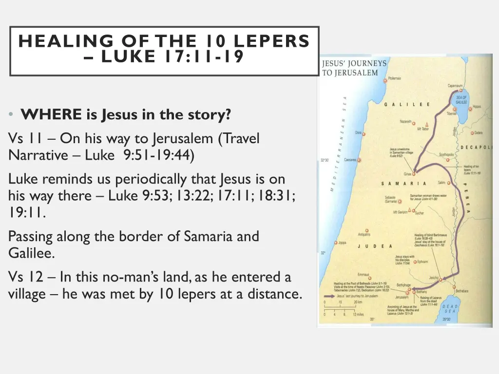 healing of the 10 lepers luke 17 11 19