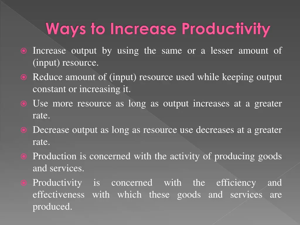 ways to increase productivity