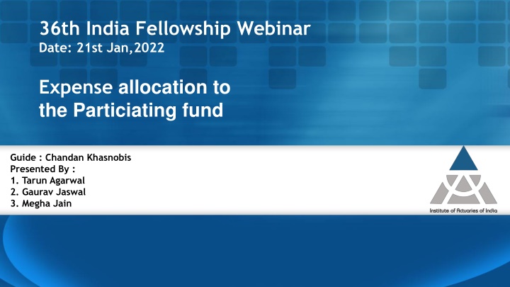 36th india fellowship webinar date 21st jan 2022