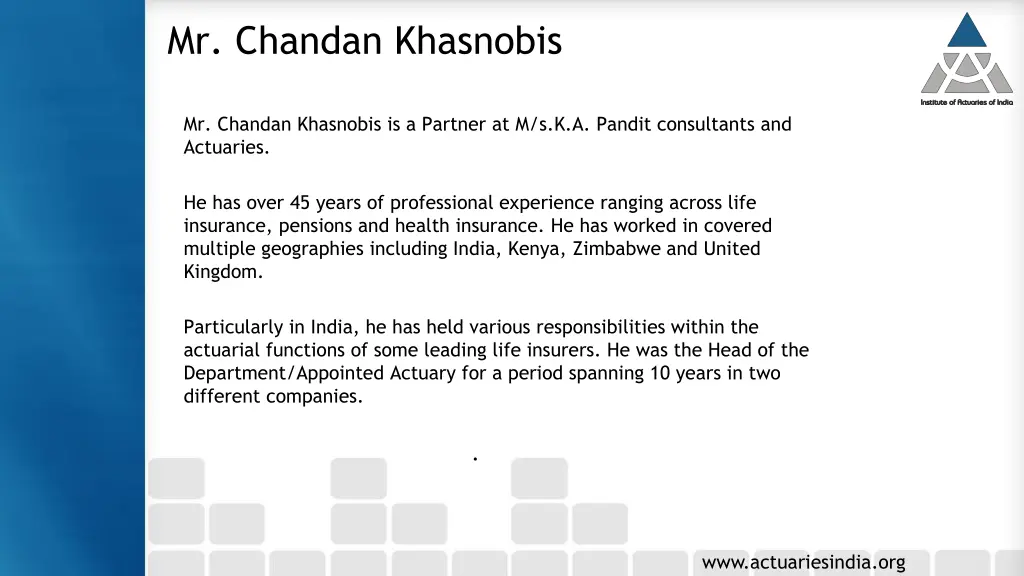 mr chandan khasnobis