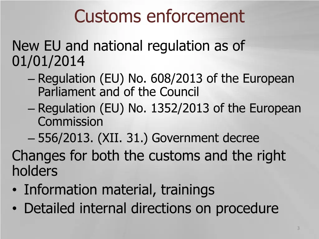 customs enforcement