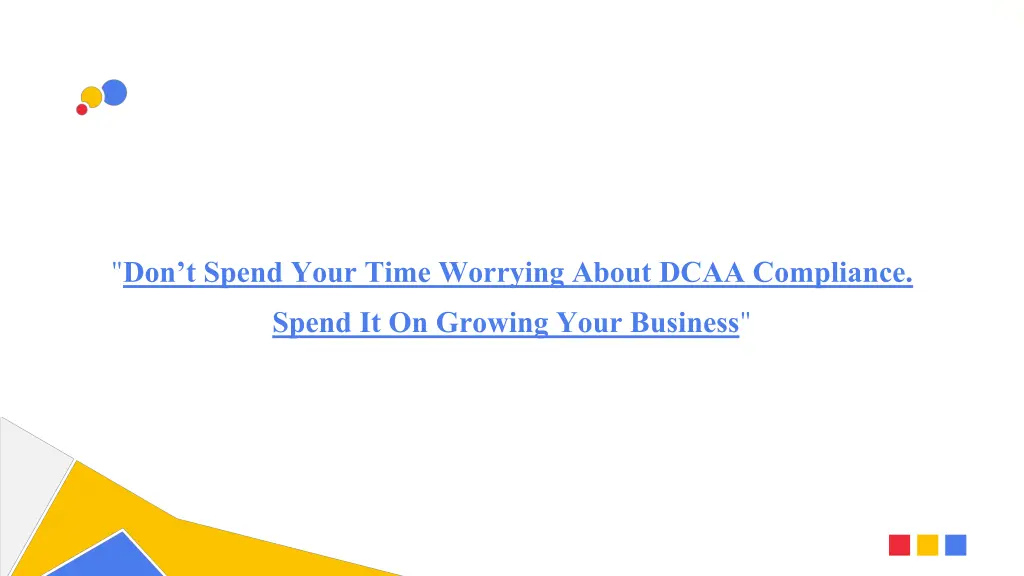 don t spend your time worrying about dcaa