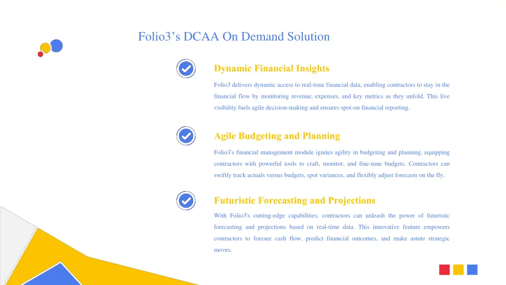 folio3 s dcaa on demand solution