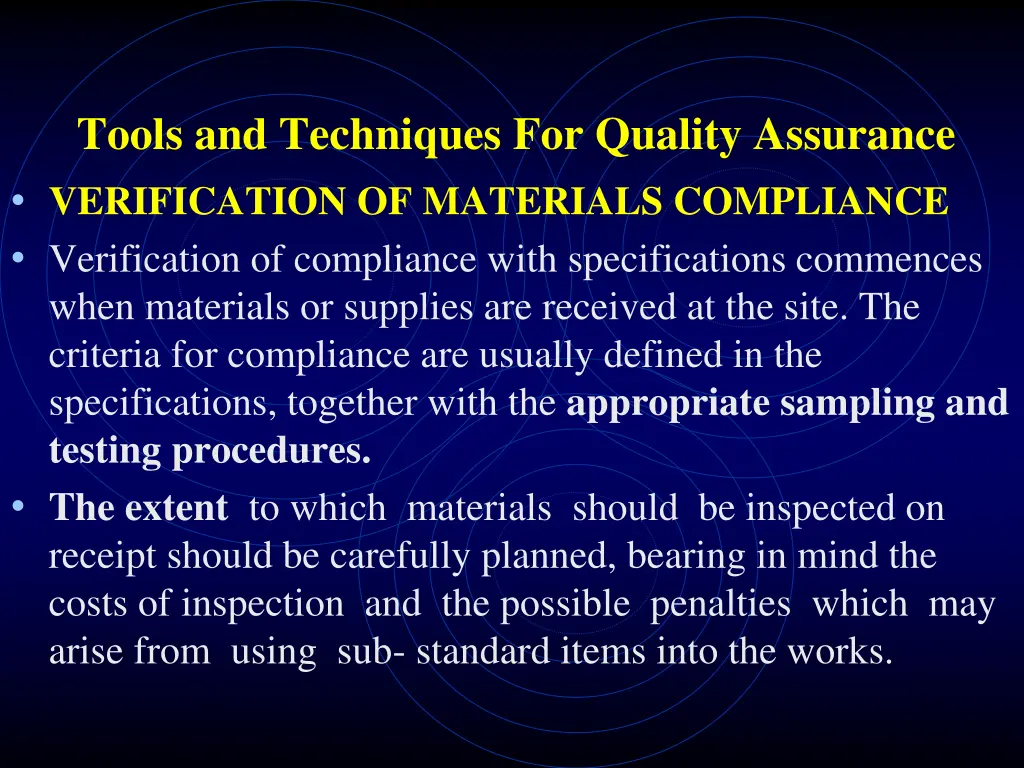 tools and techniques for quality assurance 2