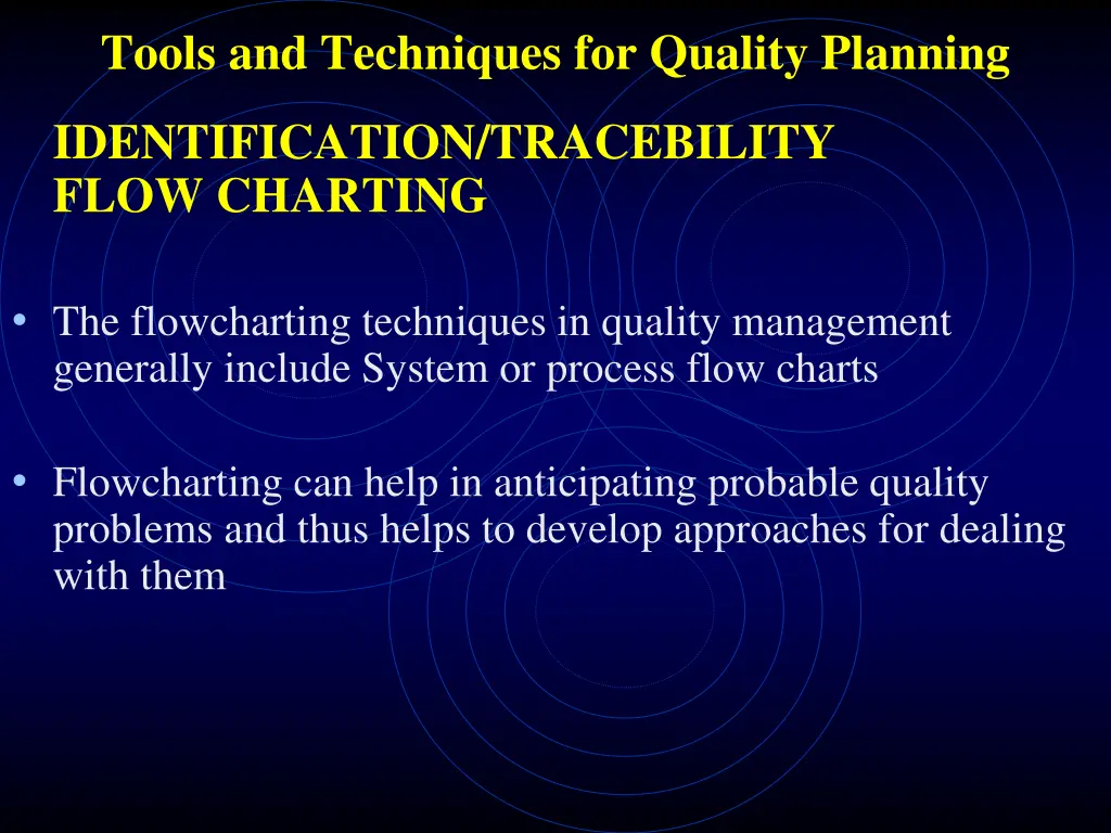 tools and techniques for quality planning 2