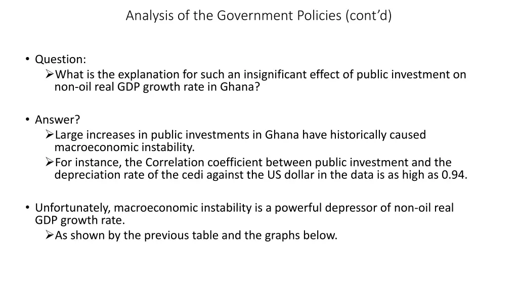 analysis of the government policies cont d 3