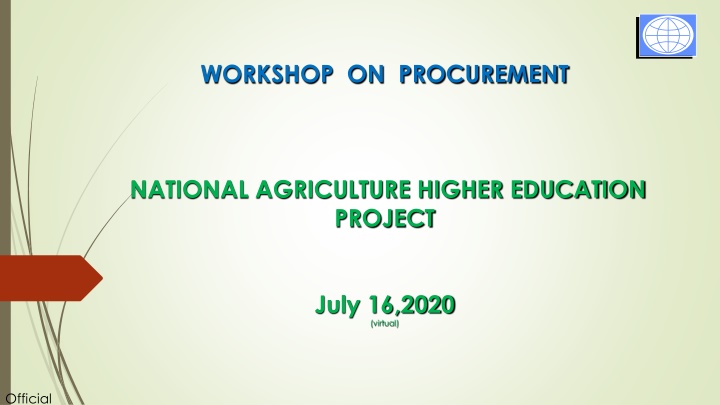 workshop on procurement