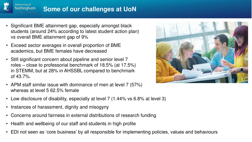 some of our challenges at uon