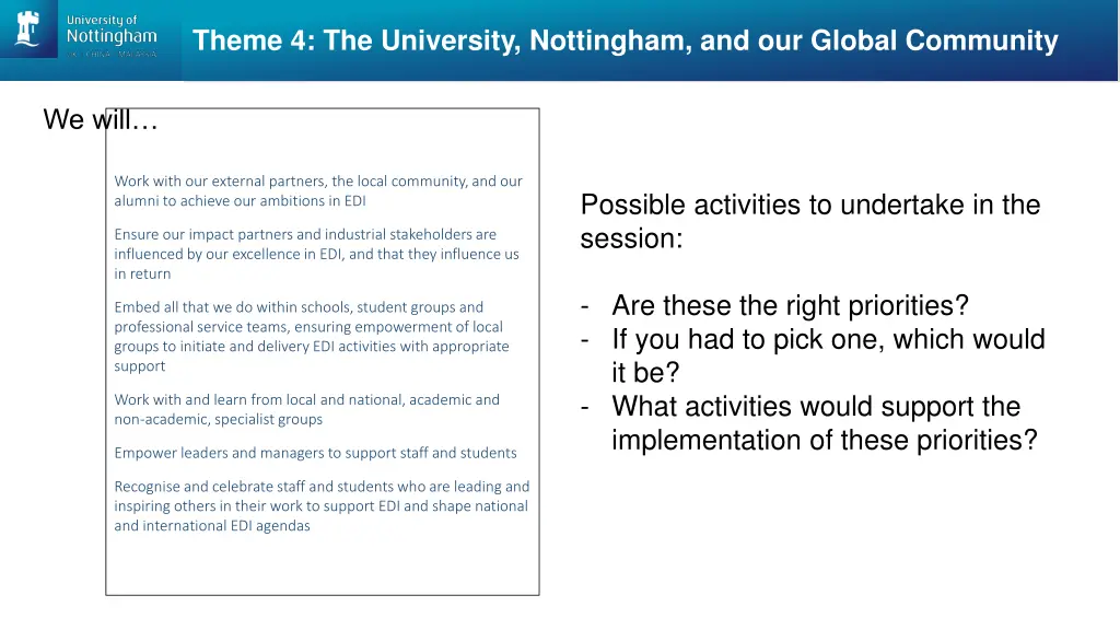 theme 4 the university nottingham and our global