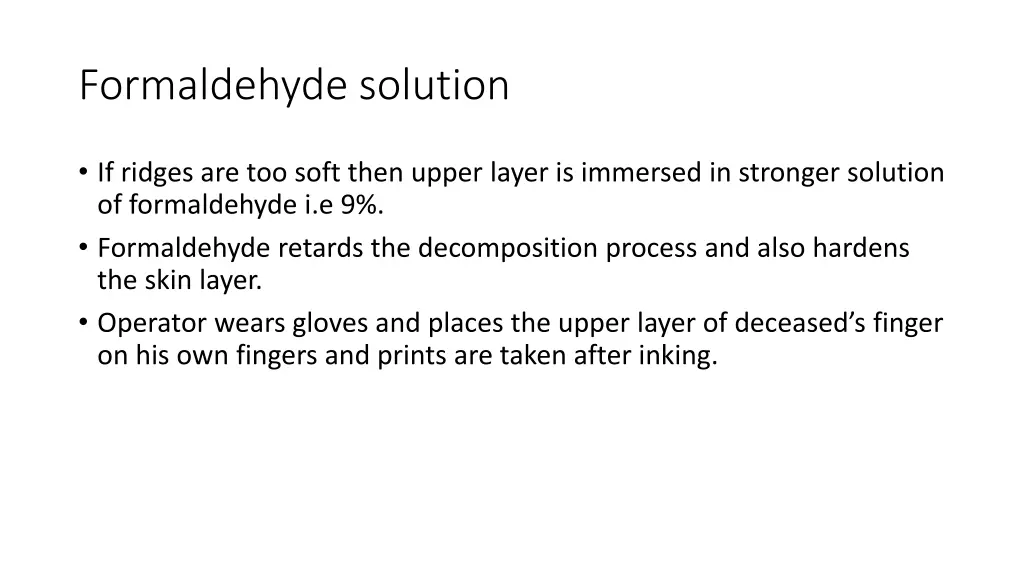 formaldehyde solution