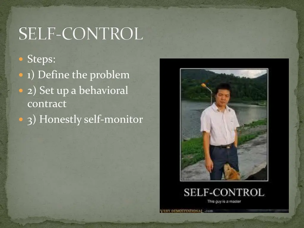 self control