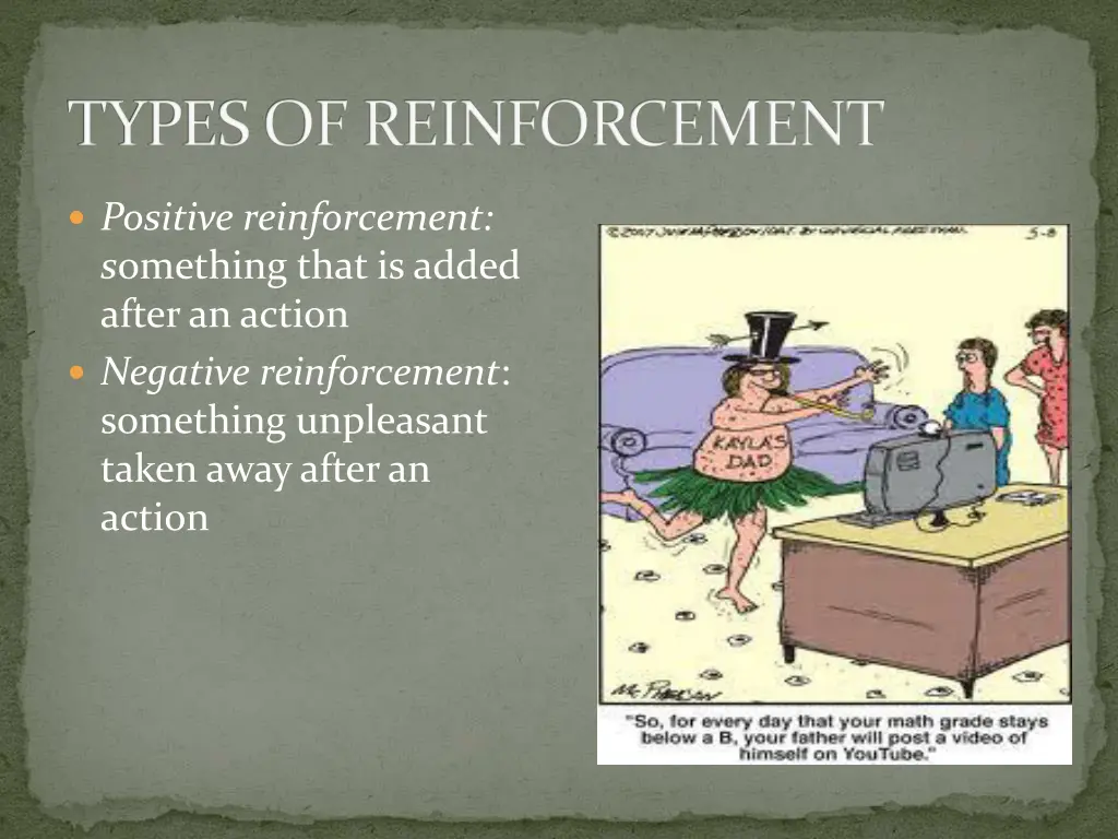 types of reinforcement