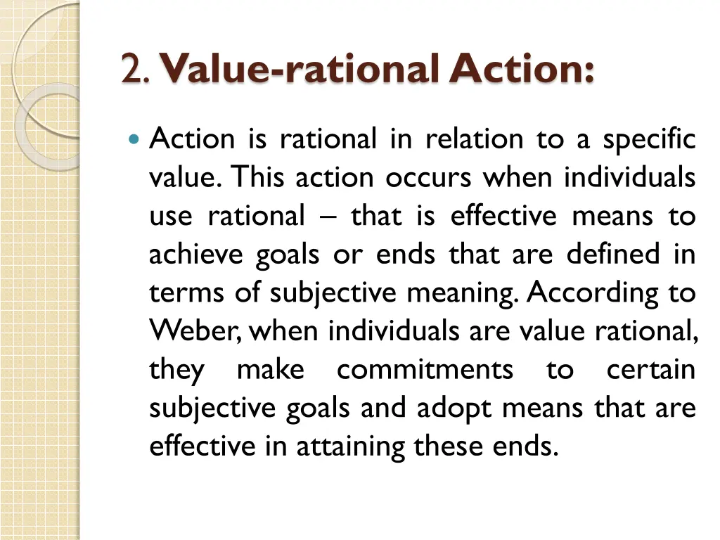 2 value rational action