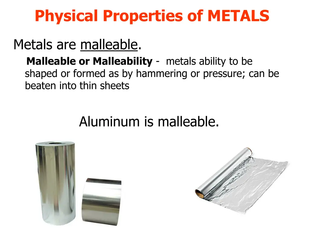 physical properties of metals 3