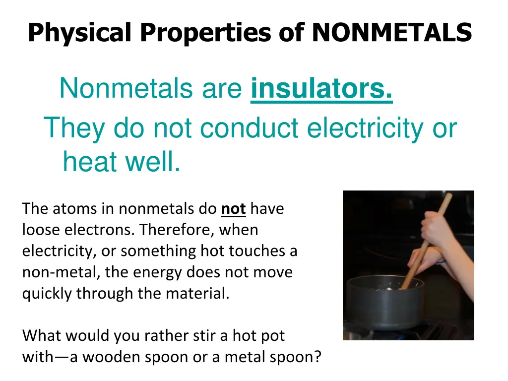 physical properties of nonmetals 1