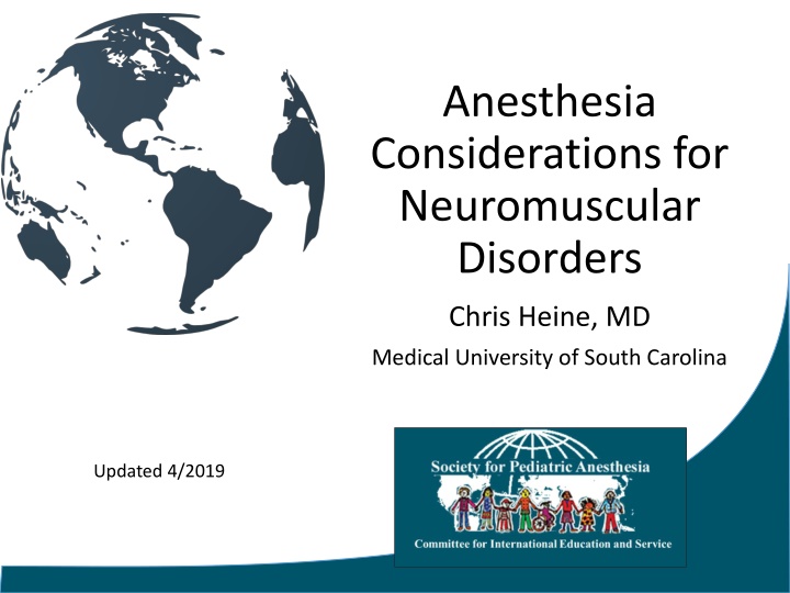 anesthesia considerations for neuromuscular