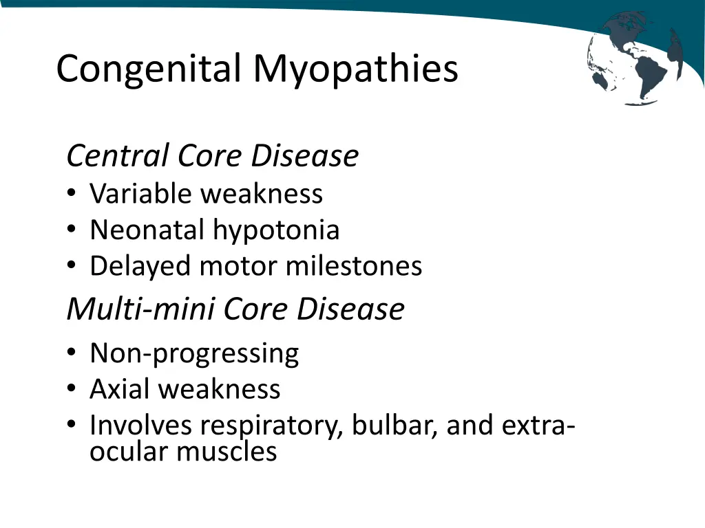 congenital myopathies