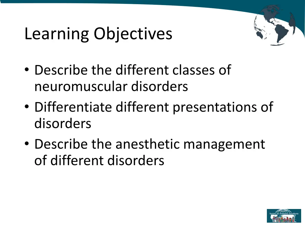 learning objectives