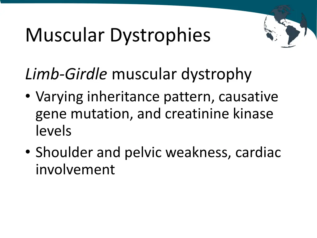 muscular dystrophies 1