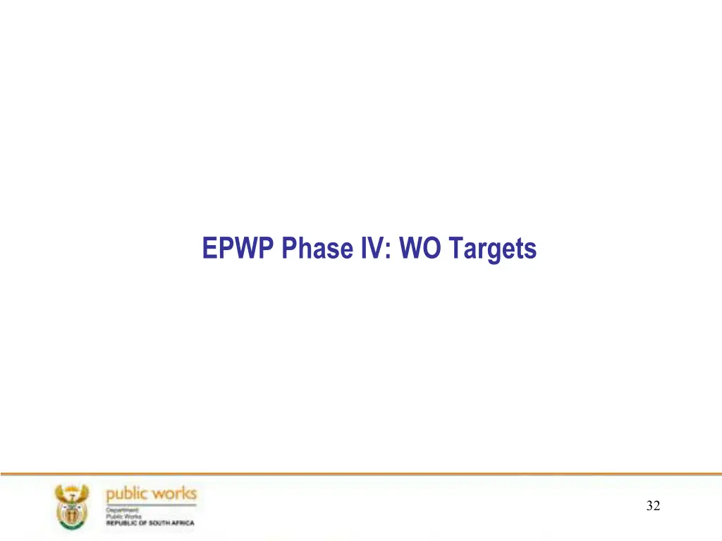 epwp phase iv wo targets