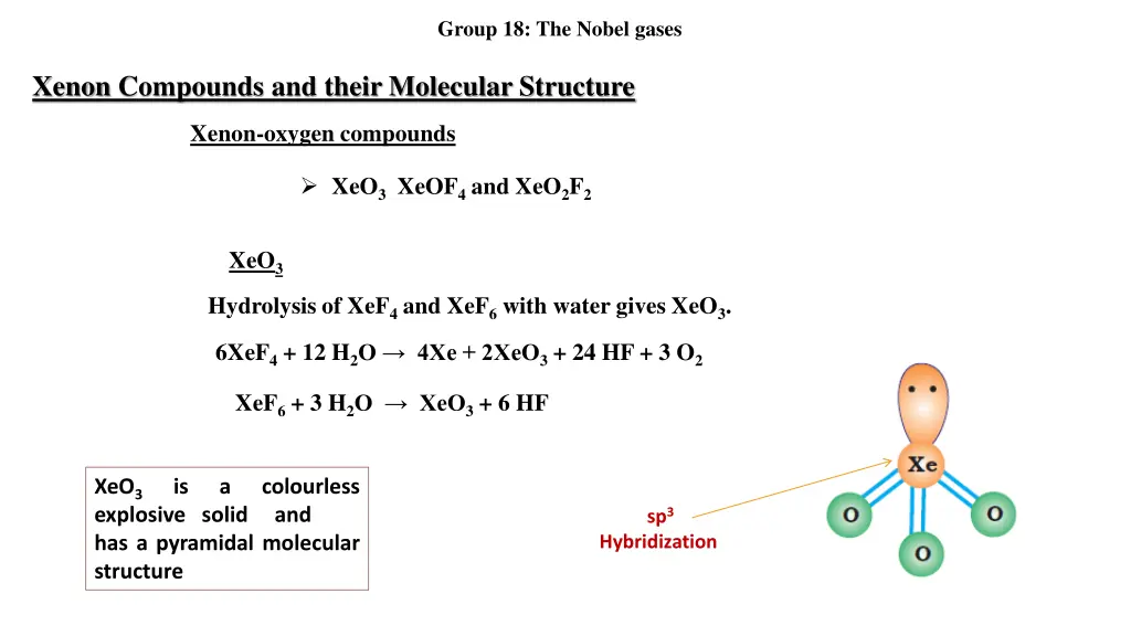 group 18 the nobel gases 12