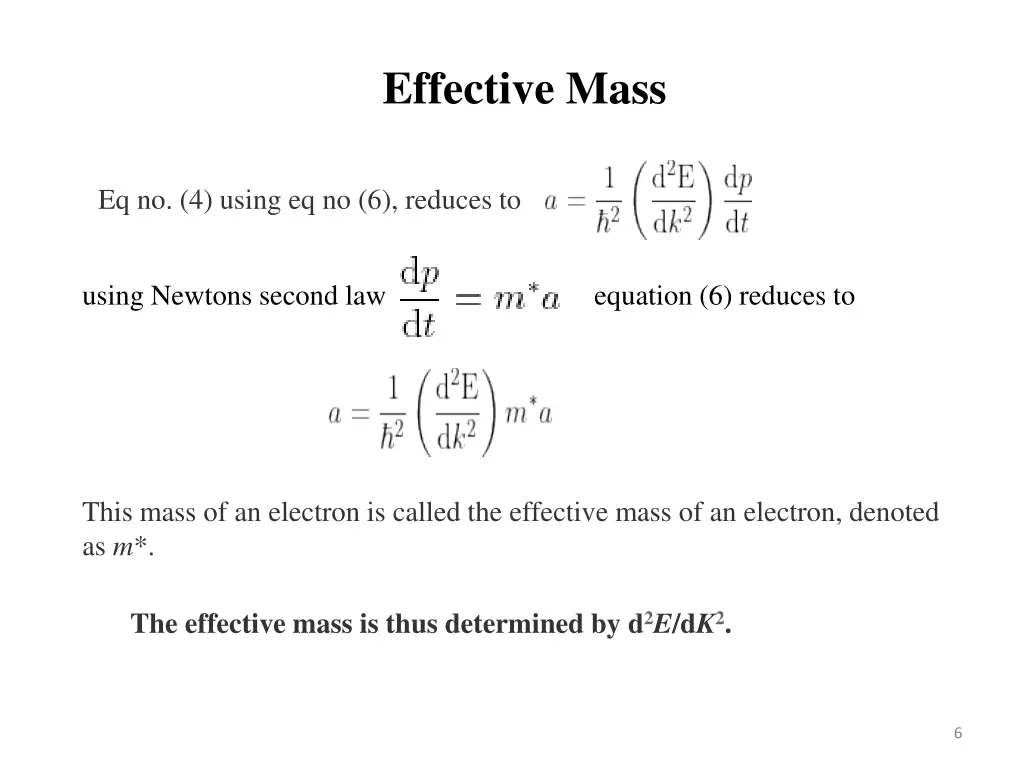 effective mass 3