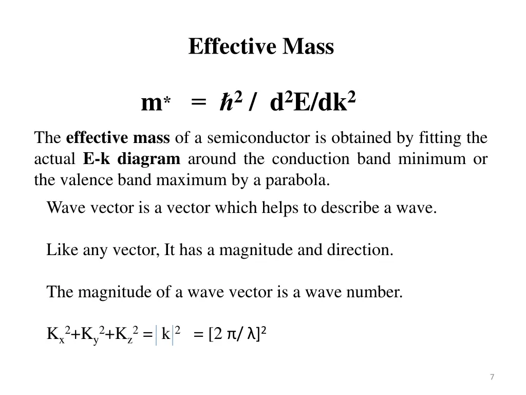 effective mass 4