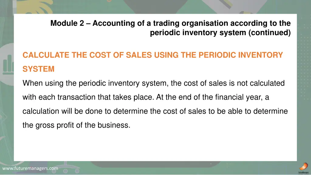 module 2 accounting of a trading organisation 2