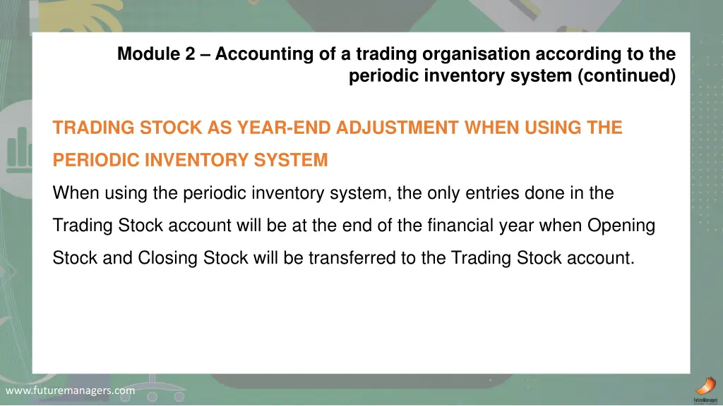 module 2 accounting of a trading organisation 3