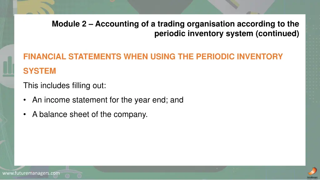 module 2 accounting of a trading organisation 5