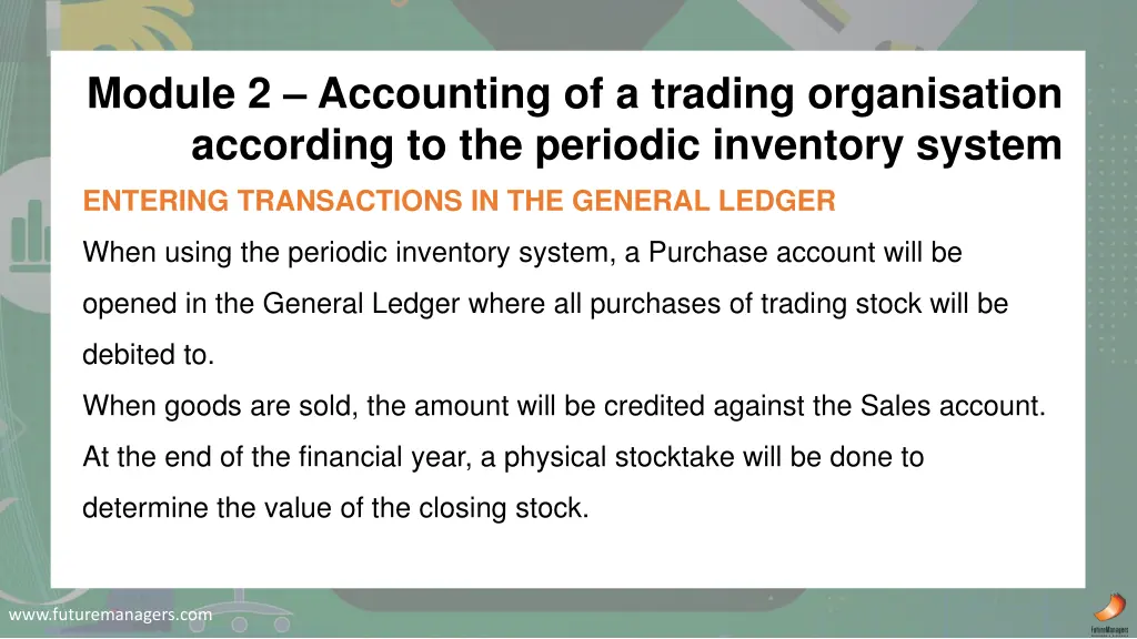 module 2 accounting of a trading organisation