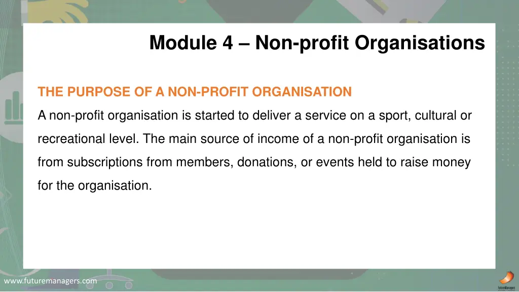 module 4 non profit organisations