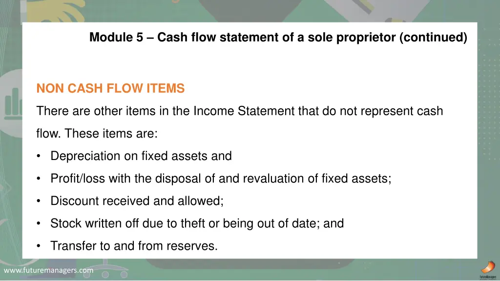 module 5 cash flow statement of a sole proprietor 2