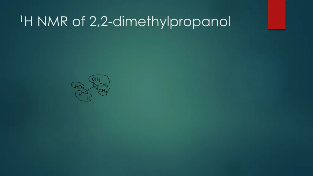 1 h nmr of 2 2 dimethylpropanol 1