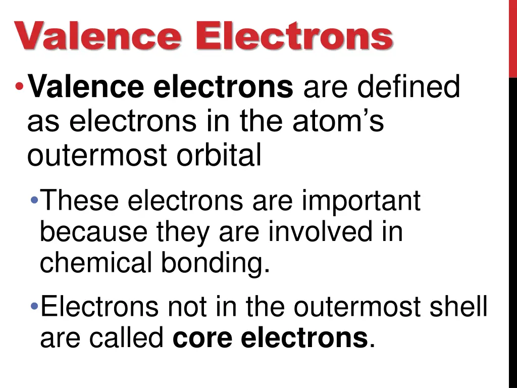 valence electrons valence electrons are defined