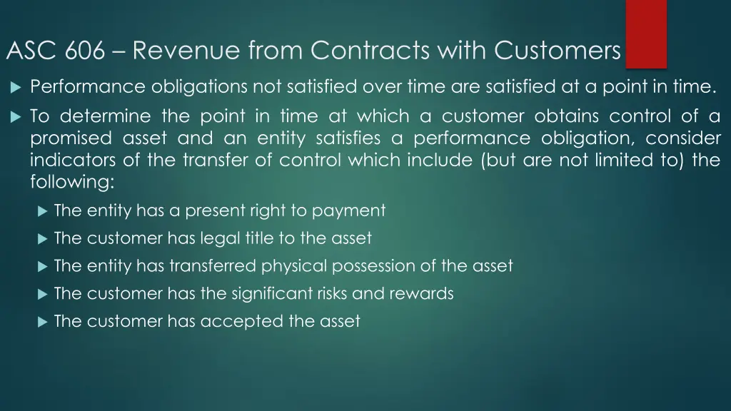 asc 606 revenue from contracts with customers 7