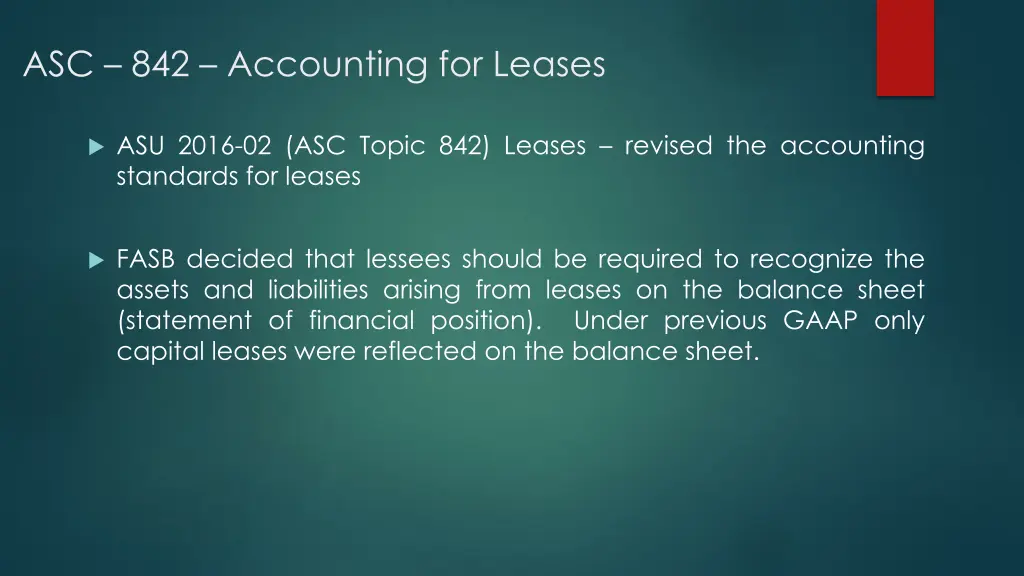 asc 842 accounting for leases 1