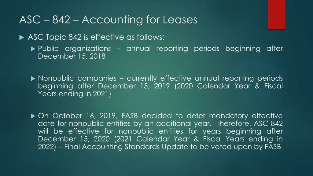 asc 842 accounting for leases 12