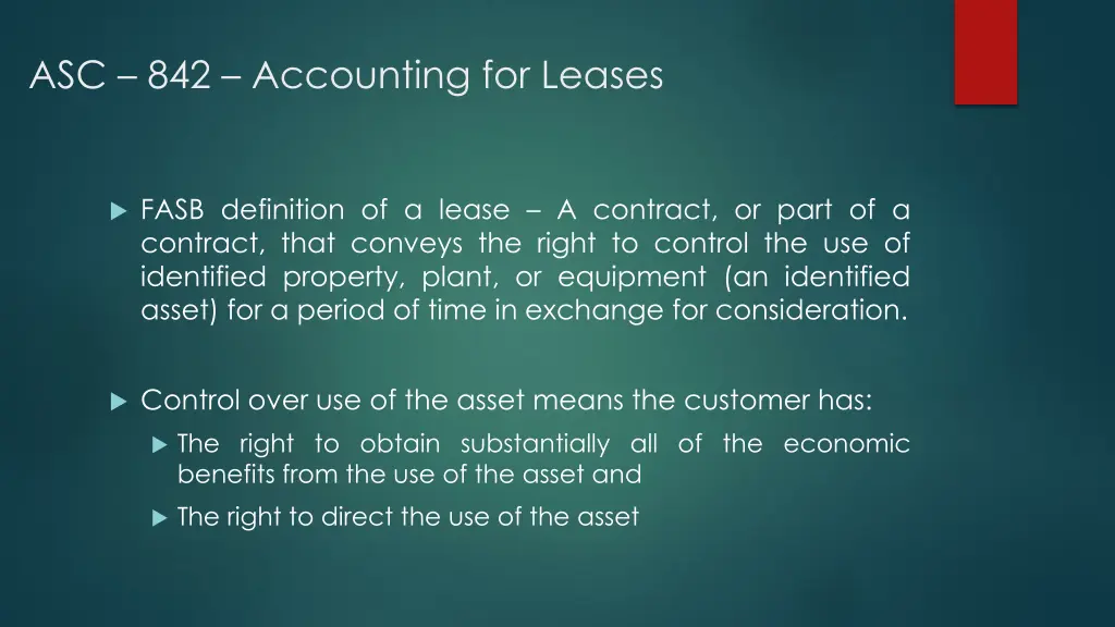 asc 842 accounting for leases