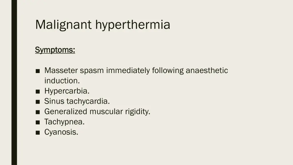 malignant hyperthermia 1