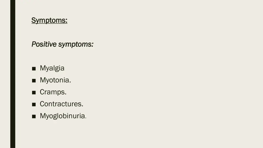 symptoms symptoms