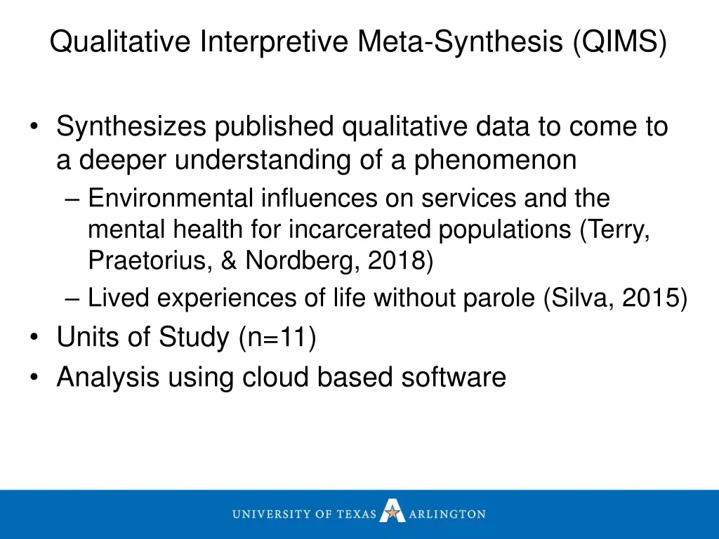 qualitative interpretive meta synthesis qims