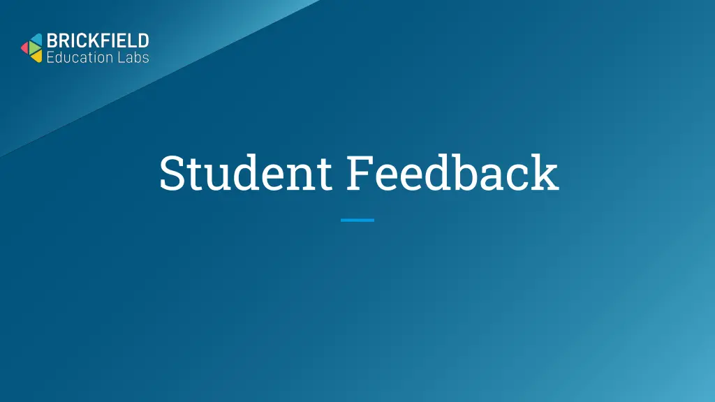 student feedback