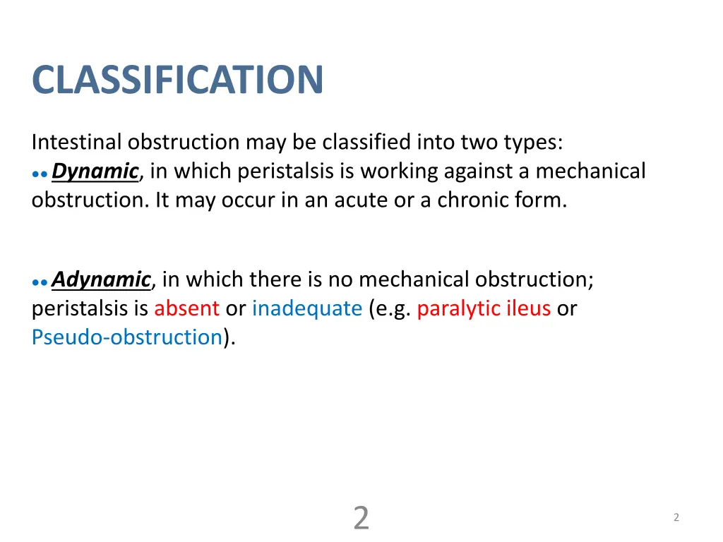 classification