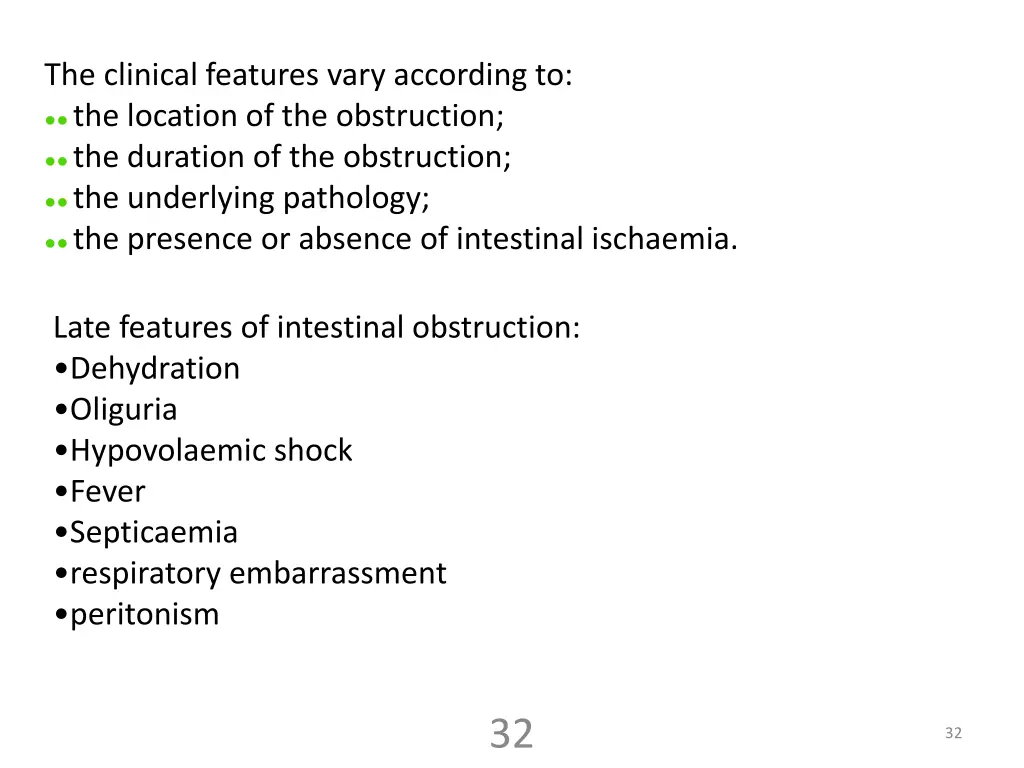 the clinical features vary according